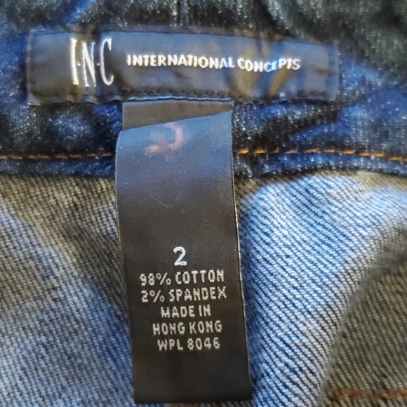 Inc Skull 💀 Embellished Cuffed Jean - Picture 5 of 8